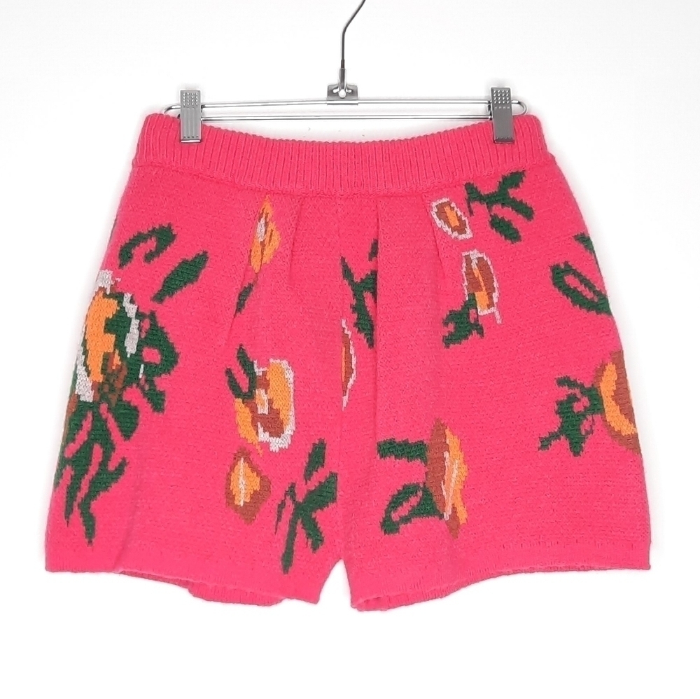 Cider Bright Floral Knit Shorts S NWT - Picture 2 of 5